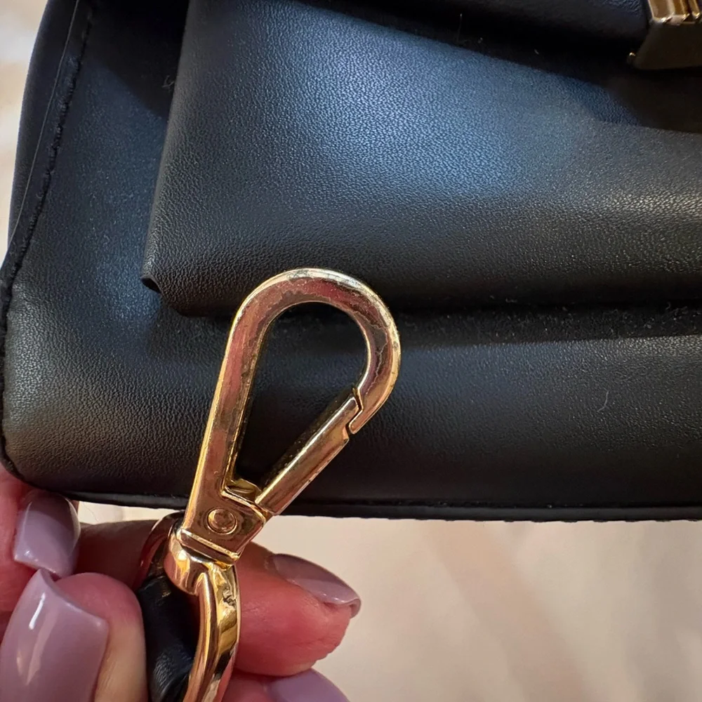 Michael Kors Lita Crossbody with Gold Accent - Removable Strap - Picture 13 of 16